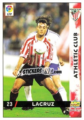 Cromo Lacruz - Las Fichas De La Liga 1998-1999 - Mundicromo