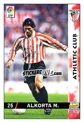 Figurina Alkorta - Las Fichas De La Liga 1998-1999 n. 26 - Mundicromo