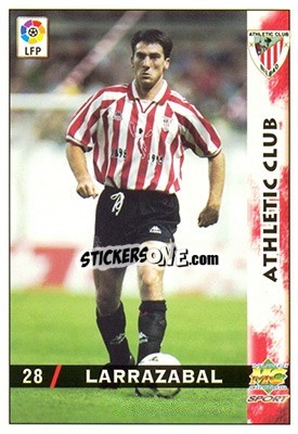 Sticker Larrazabal - Las Fichas De La Liga 1998-1999 - Mundicromo