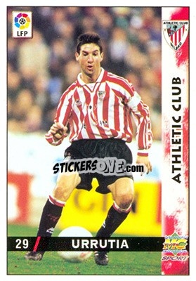 Cromo Urrutia - Las Fichas De La Liga 1998-1999 - Mundicromo