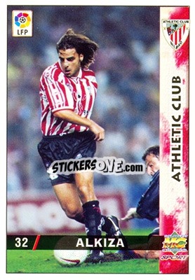 Cromo Alkiza - Las Fichas De La Liga 1998-1999 - Mundicromo