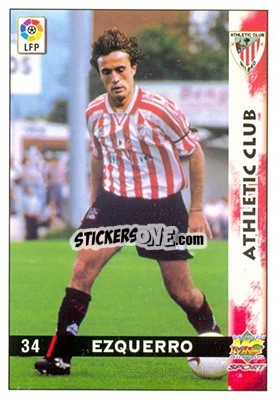 Cromo Ezquerro - Las Fichas De La Liga 1998-1999 n. 34a - Mundicromo