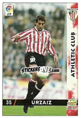 Sticker Urzaiz - Las Fichas De La Liga 1998-1999 - Mundicromo