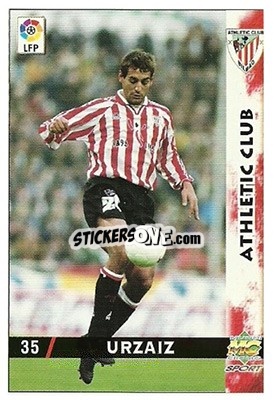 Cromo Urzaiz - Las Fichas De La Liga 1998-1999 - Mundicromo