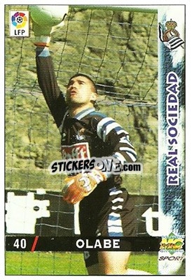 Sticker Olabe - Las Fichas De La Liga 1998-1999 - Mundicromo