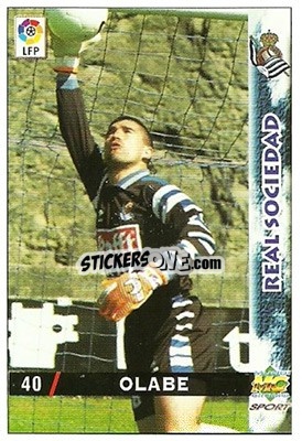 Sticker Olabe - Las Fichas De La Liga 1998-1999 n. 40 - Mundicromo