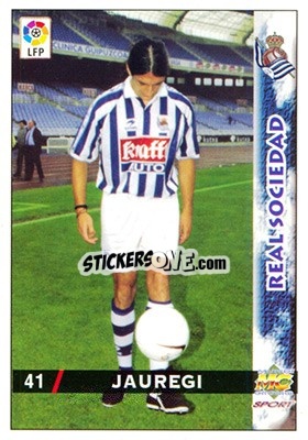 Cromo Jauregi - Las Fichas De La Liga 1998-1999 - Mundicromo