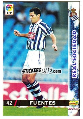 Sticker Fuentes - Las Fichas De La Liga 1998-1999 - Mundicromo