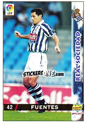 Cromo Fuentes - Las Fichas De La Liga 1998-1999 n. 42 - Mundicromo