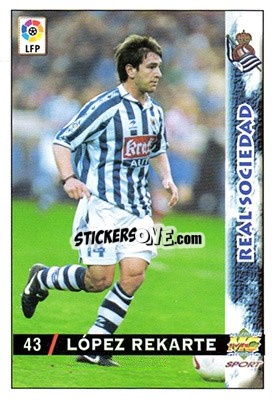 Sticker López Rekarte - Las Fichas De La Liga 1998-1999 n. 43 - Mundicromo