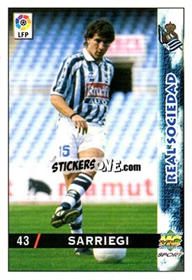 Sticker Sarriegi - Las Fichas De La Liga 1998-1999 - Mundicromo