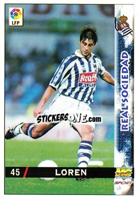 Sticker Loren - Las Fichas De La Liga 1998-1999 - Mundicromo