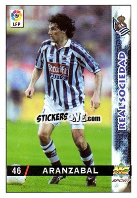 Sticker Aranzabal - Las Fichas De La Liga 1998-1999 n. 46 - Mundicromo
