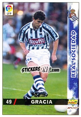 Sticker Gracia - Las Fichas De La Liga 1998-1999 - Mundicromo