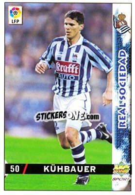 Cromo Kuhbauer - Las Fichas De La Liga 1998-1999 - Mundicromo