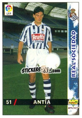 Sticker Antia - Las Fichas De La Liga 1998-1999 - Mundicromo