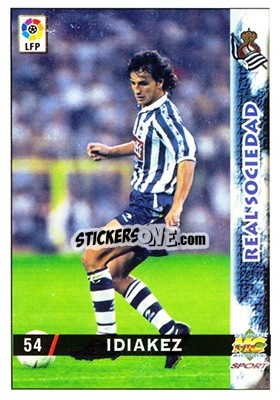 Sticker Idiakez - Las Fichas De La Liga 1998-1999 n. 54 - Mundicromo
