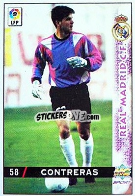 Sticker Contreras - Las Fichas De La Liga 1998-1999 - Mundicromo