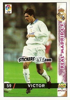 Sticker Victor - Las Fichas De La Liga 1998-1999 n. 59a - Mundicromo