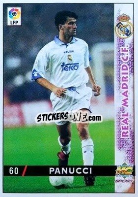 Sticker Panucci - Las Fichas De La Liga 1998-1999 n. 60 - Mundicromo