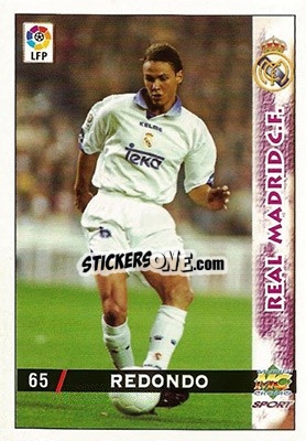 Figurina Redondo - Las Fichas De La Liga 1998-1999 - Mundicromo