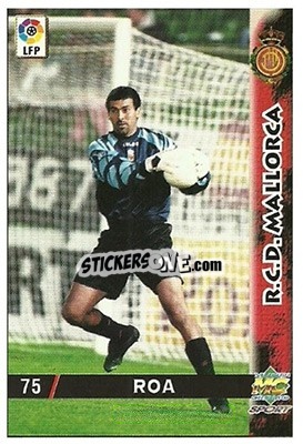 Cromo Roa - Las Fichas De La Liga 1998-1999 - Mundicromo