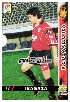 Sticker Ibagaza - Las Fichas De La Liga 1998-1999 - Mundicromo