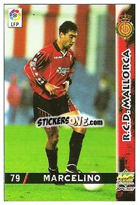 Figurina Marcelino - Las Fichas De La Liga 1998-1999 - Mundicromo