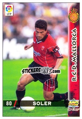 Cromo Paco Soler - Las Fichas De La Liga 1998-1999 - Mundicromo