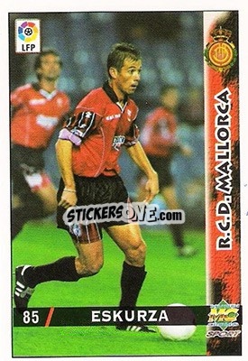 Sticker Eskurza - Las Fichas De La Liga 1998-1999 - Mundicromo