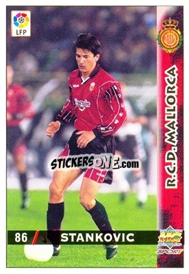 Cromo Stankovic - Las Fichas De La Liga 1998-1999 - Mundicromo