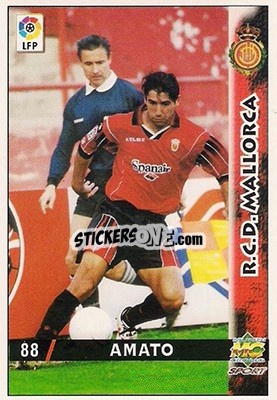 Sticker Amato - Las Fichas De La Liga 1998-1999 - Mundicromo