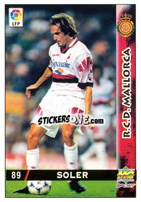 Figurina Miquel Soler - Las Fichas De La Liga 1998-1999 - Mundicromo