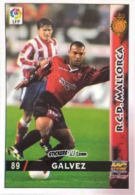 Sticker Gálvez - Las Fichas De La Liga 1998-1999 n. 89a - Mundicromo
