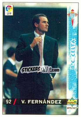 Sticker Victor Fernandez - Las Fichas De La Liga 1998-1999 n. 92 - Mundicromo