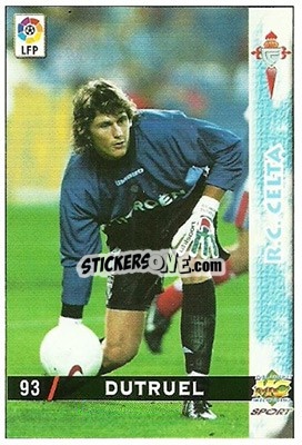 Sticker Dutruel - Las Fichas De La Liga 1998-1999 - Mundicromo