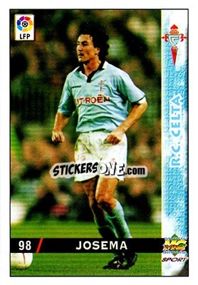 Sticker Josema - Las Fichas De La Liga 1998-1999 - Mundicromo