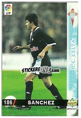 Sticker Sánchez - Las Fichas De La Liga 1998-1999 n. 106 - Mundicromo