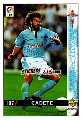 Sticker Cadete - Las Fichas De La Liga 1998-1999 n. 107 - Mundicromo