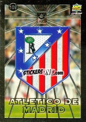 Sticker Atletico de Madrid - Las Fichas De La Liga 1998-1999 - Mundicromo
