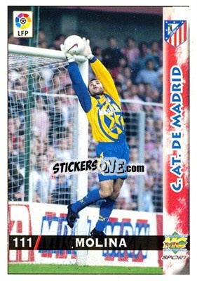 Sticker Molina - Las Fichas De La Liga 1998-1999 n. 111 - Mundicromo