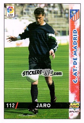 Sticker Jaro - Las Fichas De La Liga 1998-1999 n. 112 - Mundicromo