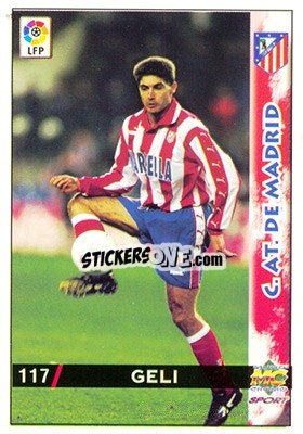 Cromo Geli - Las Fichas De La Liga 1998-1999 - Mundicromo