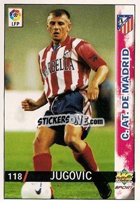 Sticker Jugovic - Las Fichas De La Liga 1998-1999 - Mundicromo