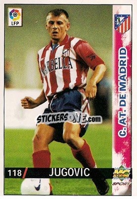 Cromo Jugovic - Las Fichas De La Liga 1998-1999 - Mundicromo