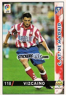 Sticker Vizcaino - Las Fichas De La Liga 1998-1999 n. 118a - Mundicromo