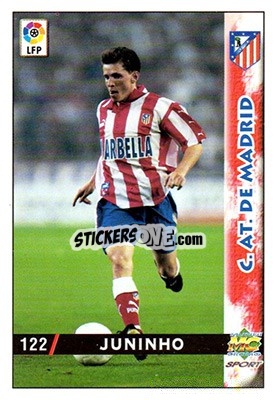 Sticker Juninho - Las Fichas De La Liga 1998-1999 - Mundicromo