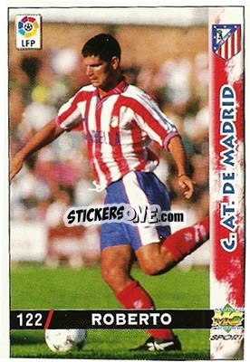 Sticker Roberto - Las Fichas De La Liga 1998-1999 - Mundicromo
