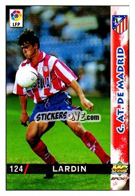 Cromo Lardin - Las Fichas De La Liga 1998-1999 - Mundicromo
