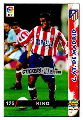 Sticker Kiko - Las Fichas De La Liga 1998-1999 - Mundicromo